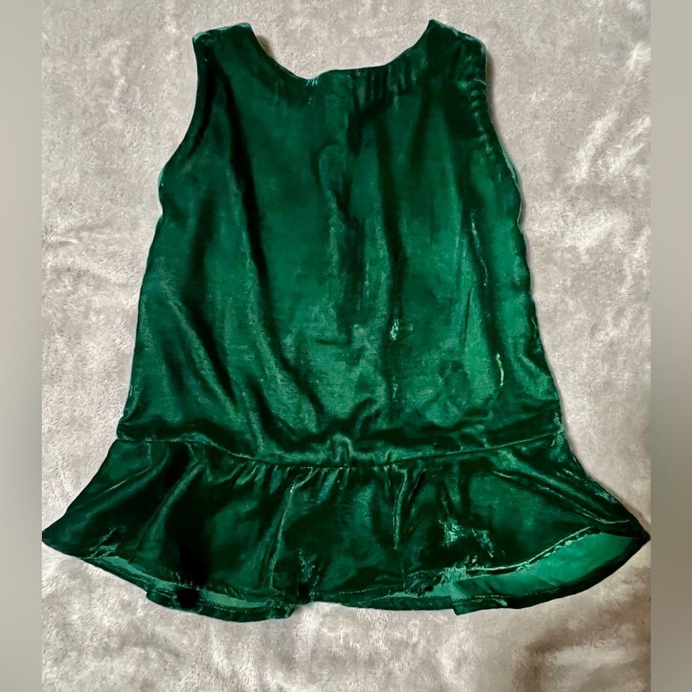 Baby girl velour top
